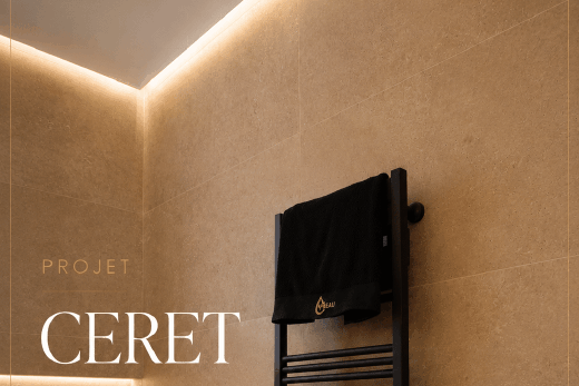 Rénovation de salle de bain avec douche à l’italienne à Céret