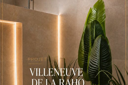 Rénovation complète de salle de bain à Villeneuve-de-la-Raho